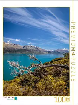 Calvendo Puzzle Lake Wakatipu, Queenstown&ndash;Glenorchy, Neuseeland, 1000 Teile, 64&times;48cm