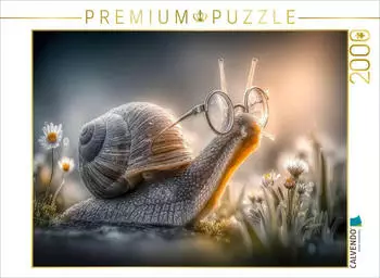 Calvendo Puzzle &bdquo;Eine Schnecke" 2000 Teile, 90&times;67cm