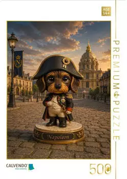 Calvendo Puzzle &bdquo;Dackel als Napoleon Bonaparte" 500 Teile, 48&times;36cm