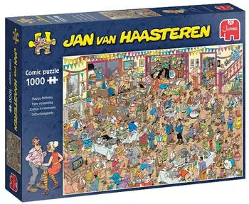 Jumbo Jan van Haasteren Happy Birthday Puzzle, 1000 Teile (1119801835)
