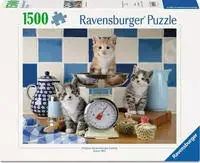 Ravensburger Puzzle "K&auml;tzchen in der K&uuml;che" Made in Germany