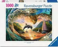 Ravensburger Puzzle "Sprung in den Sonnenuntergang" Made in Germany