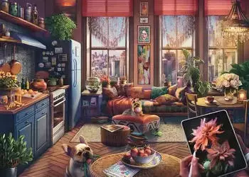 Ravensburger Puzzle Gemütliches Boho-Studio (12001025)