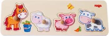 HABA Greifpuzzle Bauernhof-Tierkinder