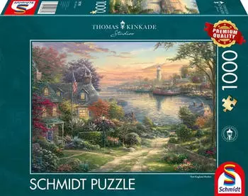Schmidt Spiele Thomas Kinkade Hafen in Neuengland (58785)