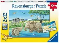 Ravensburger Tierkinder aus aller Welt (2 x 12 Teile)