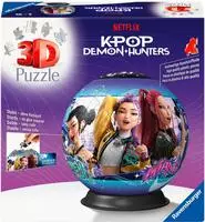 Ravensburger 12002885, Ravensburger 3D Puzzleball K-Pop Demon Hunters