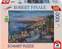 Schmidt Spiele Puzzle "Robert Finale, Santorini Sonnenuntergang" Made in Germany