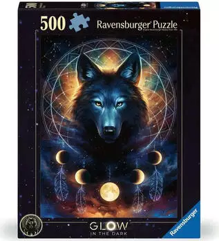Ravensburger Puzzle Leuchtender Wolf (12000442)