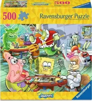 Ravensburger SpongeBob Schwammkopf - Spieleabend in der Krossen Krabbe (12001831)