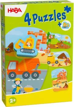 HABA 4 erste Puzzles - Baustelle (2012186003)