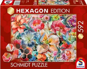 Schmidt Spiele Hexagon Große Blüten (59721)