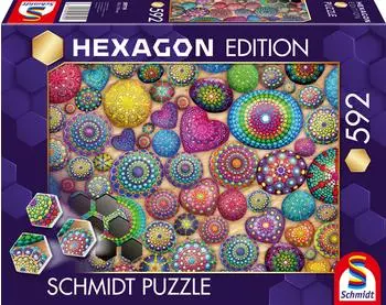 Schmidt Spiele Hexagon Mandala-Steine (59719)