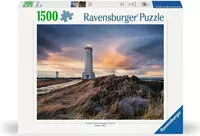 Ravensburger Puzzle "Magische Stimmung &uuml;ber dem Leuchtturm von Akranes,...