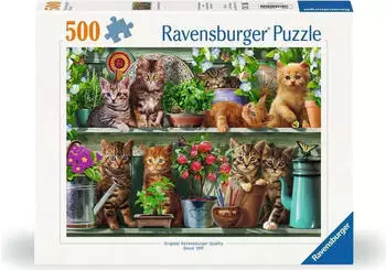 Ravensburger Puzzle Katzen im Regal (12000205)