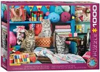 Eurographics Puzzle Katzen im N&auml;hzimmer - 1000 Teile