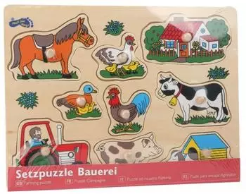Legler Setzpuzzle Bauerei