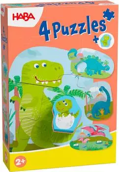 HABA 4 erste Puzzles - Dinos (2012186002)