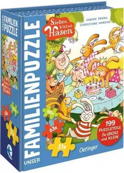 Oetinger Unser Familien-Puzzle Sieben kleine Hasen (2288689)