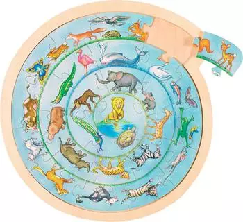 Goki Einlegepuzzle Tierkreis (57790)
