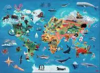HABA 2013400, HABA Puzzle Weltkarte | ab 6+ Jahre | Puzzles bunt