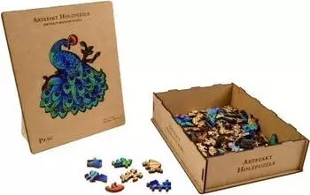 Philos Artefakt Holzpuzzle 2in1 Pfau (9081)