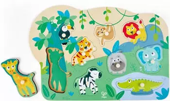 Hape Steckpuzzle Dschungeltiere (E1403)
