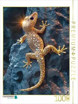 Calvendo Lebendige Juwelen der Natur - Goldene Echse