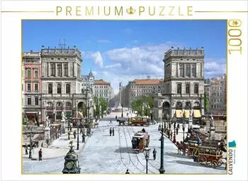 Calvendo Berlin - Blick auf den Belle-Alliance-Platz (heute Mehringplatz) um 1899-1905