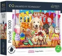 Trefl TFL10699, Trefl Puzzle - Unlimited Fit - Doggy Peekers (1000 pieces) 2D...
