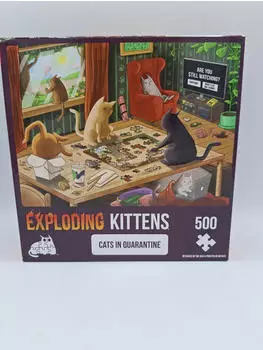 Asmodee Exploding Kittens Puzzle Cats in Quarantine
