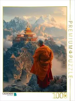 Calvendo buddhistischer M&ouml;nch in den Bergen