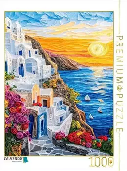 Calvendo Santorin mit Sonnenuntergang