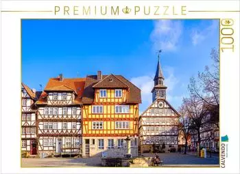 Calvendo Allendorf, Marktplatz mit historischem Rathaus