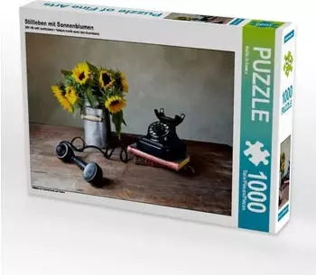 Calvendo Stillleben mit Sonnenblumen