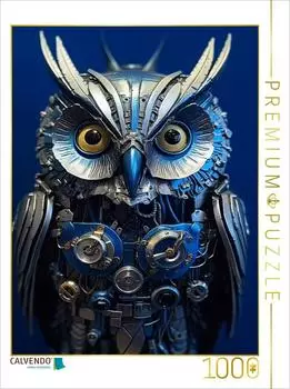 Calvendo Eule - Cyborg Tier in Verbindung mit Steampunk