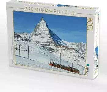 Calvendo Gornergratbahn vor dem majest&auml;tischen Mattherhorn