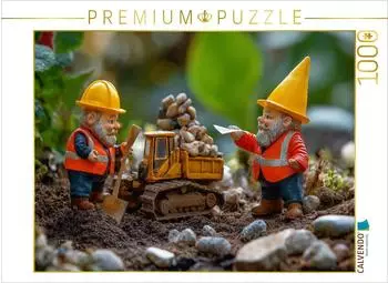 Calvendo Die Bauarbeiter Gartenzwerge bei der Arbeit