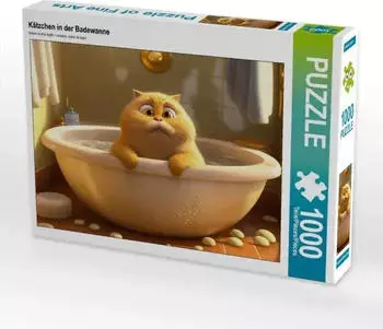 Calvendo K&auml;tzchen in der Badewanne