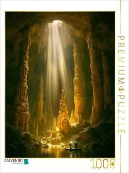 Calvendo Lichtstrahl in die Tiefe einer riesigen H&ouml;hle