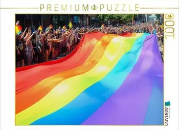 Calvendo Regenbogenfahne auf LGBTQ-Parade oder CSD