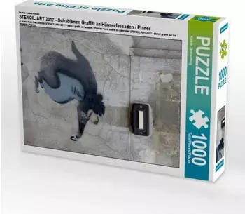 Calvendo Ein Motiv aus dem Kalender Stencil Art 2017 - Schablonen Graffiti an H&auml;userfassadenPlaner