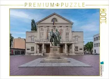 Calvendo Goethe und Schiller Denkmal vor den Nationaltheater Weimar