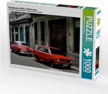 Calvendo Sowjetischer Lada in Alt-Havanna