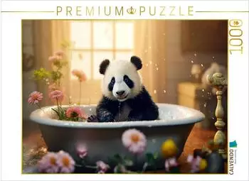 Calvendo Panda in der Badewanne