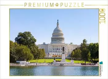 Calvendo Reflecting Pool, Grant Memorial und US-Kapitol - Washington, D.C.