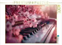 CALVENDO Puzzle CALVENDO Puzzle Symphonie im Fr&uuml;hling - Klavier und...