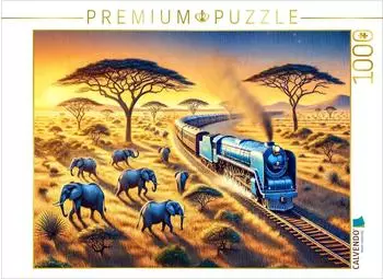 Calvendo Eisenbahn durch die s&uuml;dafrikanische Landschaft