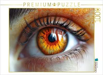 Calvendo Feuerorange Augen mit warmen Iris-T&ouml;nen