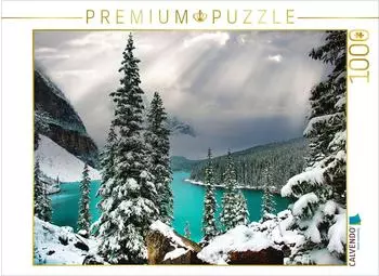 Calvendo Der Moraine Lake (auf deutsch Mor&auml;nensee) ist ein von Gletschern gespeister See im Banff-Nationalpark/Alberta
